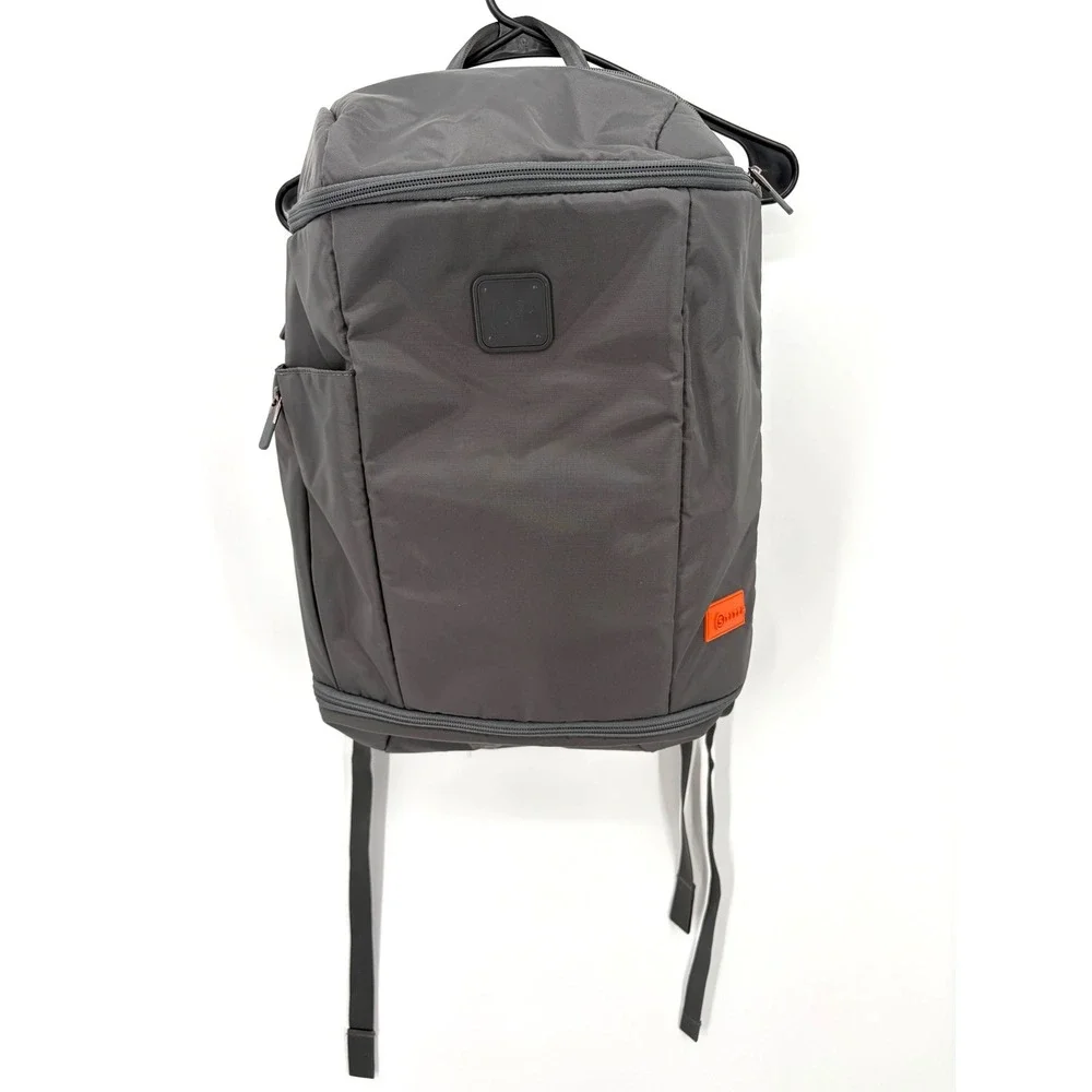 Stitch Travel Backpack Gray Orange Laptop Carry On Organizer Bag